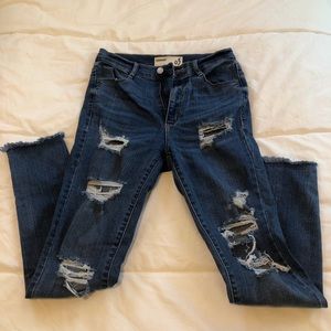 Garage Skinny Ripped Jeans